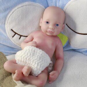 10.2" Full Reborn Baby Doll Soft Solid Silicone  Gifts for Newborn Babies